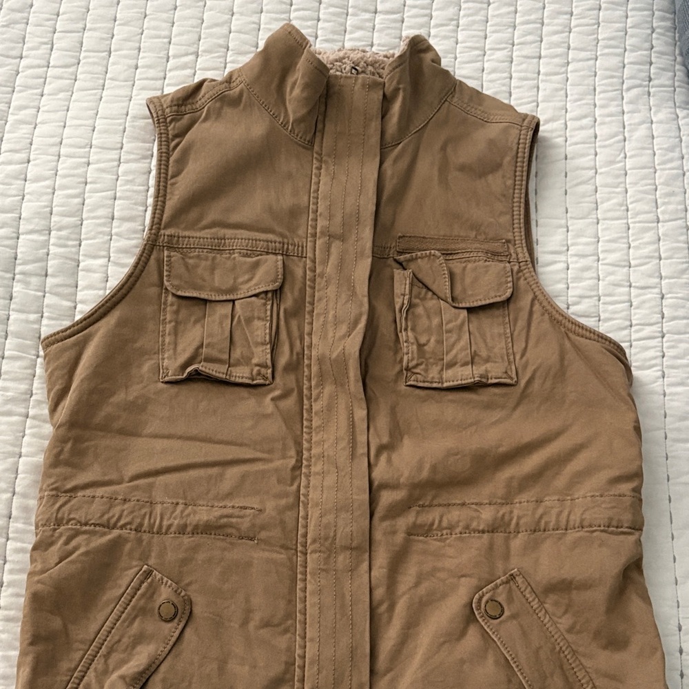 Sonoma vest cotton with Sherpa lining